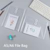 Transparent File Folder A5/A6 Document Folder High Quality Filling Organizer Gift