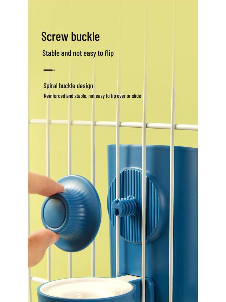 Pet Supplies: Leak-Proof and Bite-Resistant Round Head Water Bottle for Hamsters, Rabbits, and Chinchillas