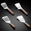 Stainless Steel Cake Spatula With Wooden Handle Cheese Shove Pizza Shovel Spatula For Cake Pizaa Baking Spatula Baking Tools
