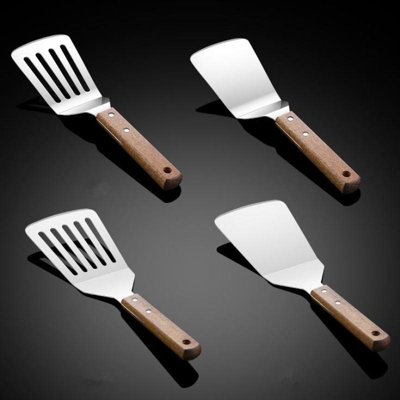Stainless Steel Cake Spatula With Wooden Handle Cheese Shove Pizza Shovel Spatula For Cake Pizaa Baking Spatula Baking Tools