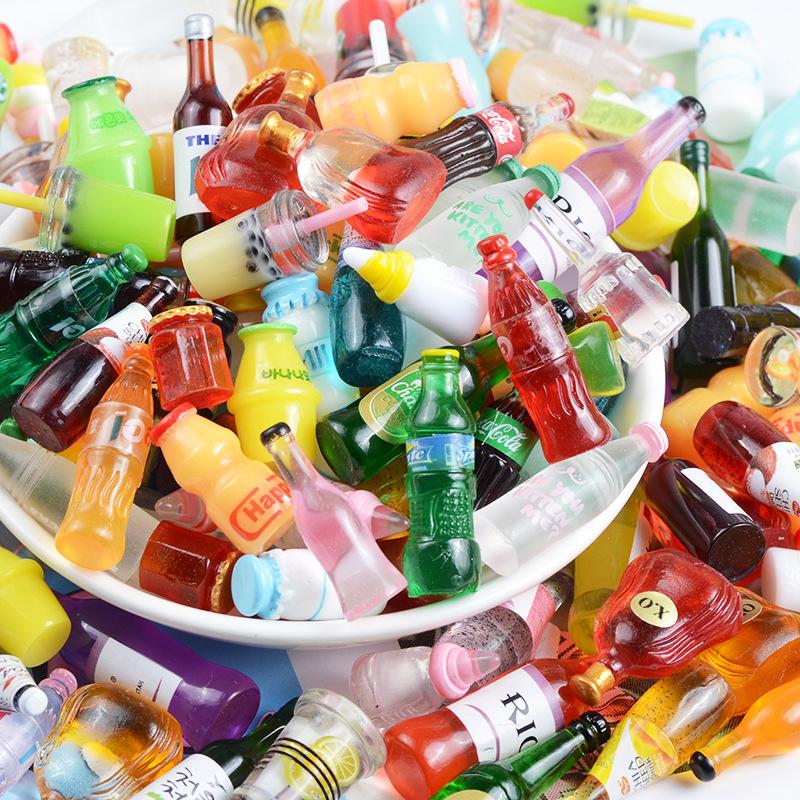 

100шт Акрил Вино Бутылка Кулон Шармы Ручная работа Подвесные поделки Поиск DIY