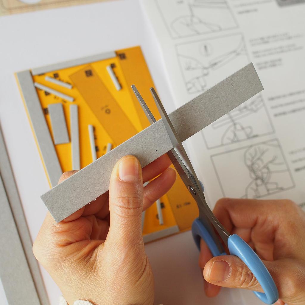 KINOWA "Saxophone" Wood-Paper-Art Original Handmade Quilling Kit, Musical Instrument, Made in Japan