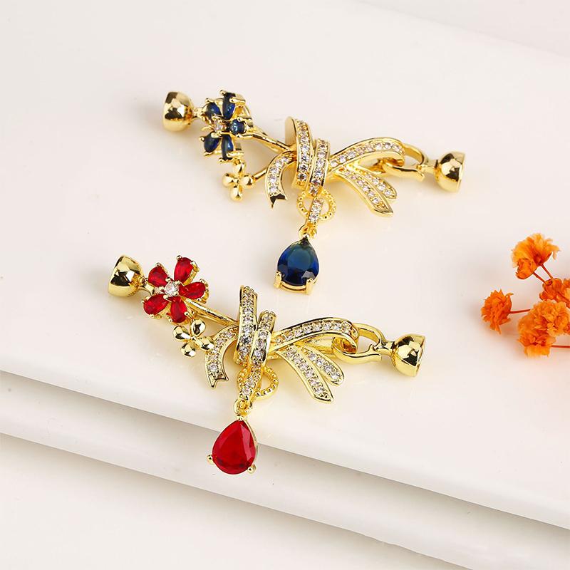 Messing Schleife Verschlüsse Befestiger Verbindungsverschluss Schloss Verbindungsstücke Für DIY Schmuckherstellung Zubehör