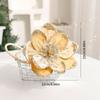 1 Piece of Fabric Flower Sparkling Tree Decoration Christmas Flowers Holiday Sparkling Frosted 22/15cm