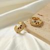 Luxurious French Court Style Copper Ring with Colorful Zircon Inlays, Adjustable for Women