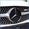 188/210mm Car Front Grille Badge Decal Cover Emblem Stickers Auto Accessories For Mercedes Benz A180 A200 W205 E63 AMG 2014 2015 W166 W246 W242 W176