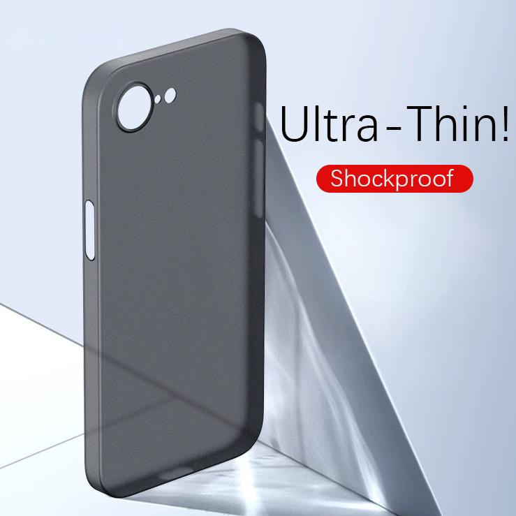 Ultra-Thin Frosted PC Shockproof Phone Case For iPhone 16E SE4 15 14 13 12 11 Pro Max Plus Wireless Charging Matte Clear Cover