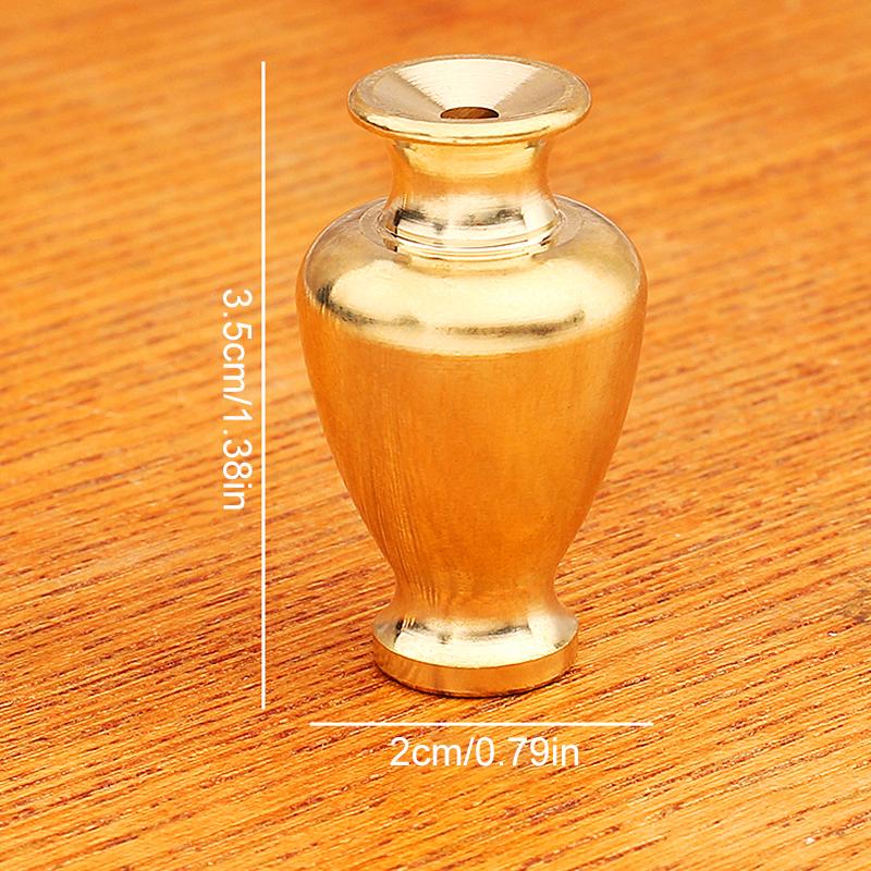 1 vnt. Mažos dekoracijos Nešiojamas namų dekoras Arbatos ceremonija Žalvarinė vaza Budistinės reikmenys Mini moliūgas Smilkalų laikiklis Aromaterapijos krosnelė