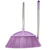 Hersdiger Plastic Broom Set with Stainless Steel Handle