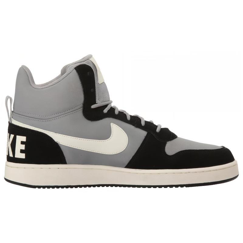 Nike Court Borough Mid Premium 'Matte Silver Black'  Sneakers  844884-005
