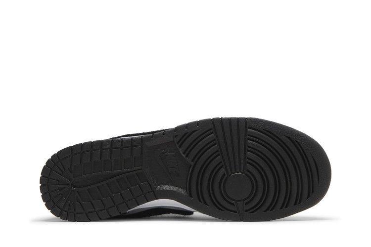 Men's Sneakers Nike Dunk Low Chenille Swoosh Black Grey Black/Grey/White