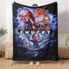 1pc Blanket - CHUCKY Print Design,Lightweight Blanket for Sofa,Bed- Soft &Warm,Gift for All Seasons