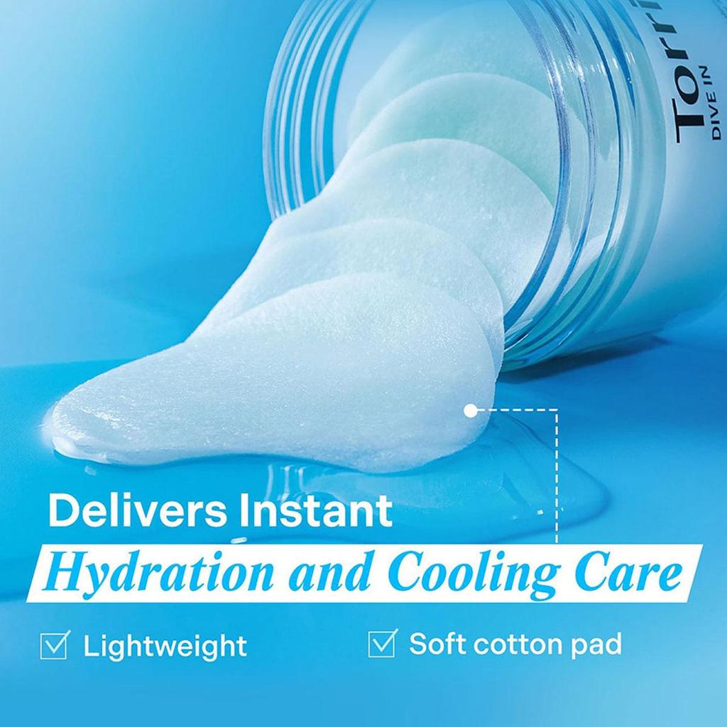 Torriden Dive-in Vegan Hyaluronic Acid Toner Pads (80 Pads)