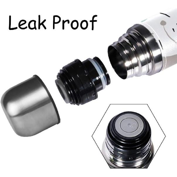 

Кружка из нержавеющей стали с кожаной отделкой, с вакуумной изоляцией, термос, бутылка для воды, для горячих и холодных напитков, для детей, взрослых, 16 унций