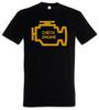 Check Engine Mens T-Shirt Mens Womens Tees Top Race Racing Car Driver Racer Biker Driver Petrol