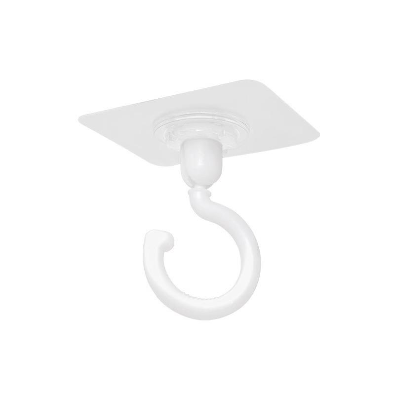 Ceiling-mounted Rotating Hooks No Need for Drilling No Marks Strong Wall and Ceiling Hanging Hooks Door Adhesive Hooks, Ceiling Inverted Hooks