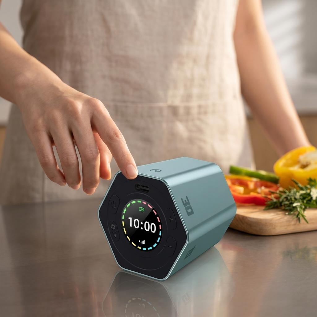Multifunktions-Timer Flip Countdown Eigenes Modell Wecker Selbstdisziplin-Gerät Küche Kochen Sport Schönheit Erinnerung