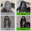 Shoe Polish & Wax Kit: Double-Sided Sponge, Genuine Leather Care, Multi-Functional Shoe Cleaner