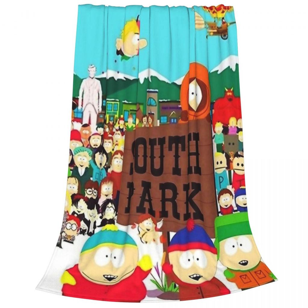 South-Parkk Kenneth Kenny McCormick Blankets Cartoon Flannel Funny Soft Throw Blankets for Home All Season