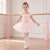 Breathable Gymnastics Tutu Skirts Butterfly Bow Kids Ballet Leotard Girl Ballet Tutu Dress  Grading