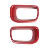 Car Front Bumper Air Duct Cover Pair Red Plastic Grille Frame for Mini Cooper S F55 F56 F57 2014 to 2021