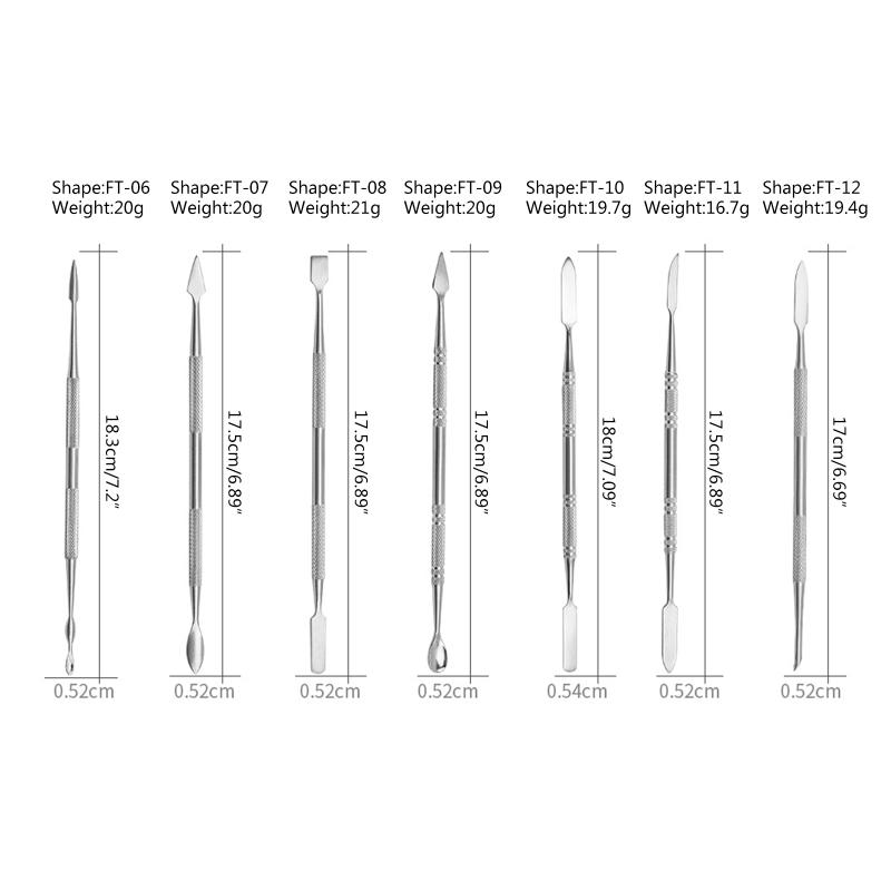 11 Pieces Wax Carvers Set Stainless Steel Wax Carving Tool Double Ended Dental Wax Modeling Sculpting Tools for Shaping