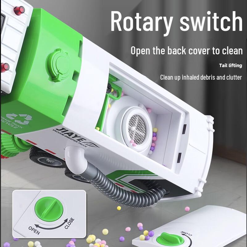 Electric Vacuum Sweeping Sanitation Truck Toy