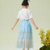 Girls' Summer Pearl T-shirt & Skirt Set