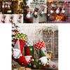 Cozy And Durable Gnome Santa Claus Christmas Stocking For Tree Hanging And Gifts