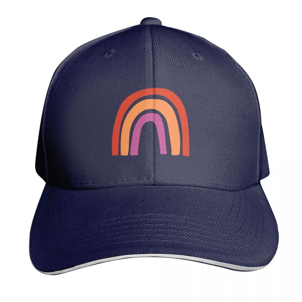 WLW Rainbow Baseball Cap Visor Anime Snap Back Hat New In Hat Womens Beach Unisexs