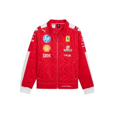 Scuderia Ferrari FW25 Logo Monza Lettera Colletto Giacca Racing Maniche Lunghe Uomo Giacca 713708-01