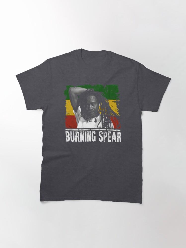 Burning Spear Grafica Amore Arti Brucianti Lancia Cantante Giamaicano T-Shirt Classica