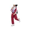Nike Color Block Logo Print Stand Collar Long Sleeve Jacket Kids jackets Red FB1267-620