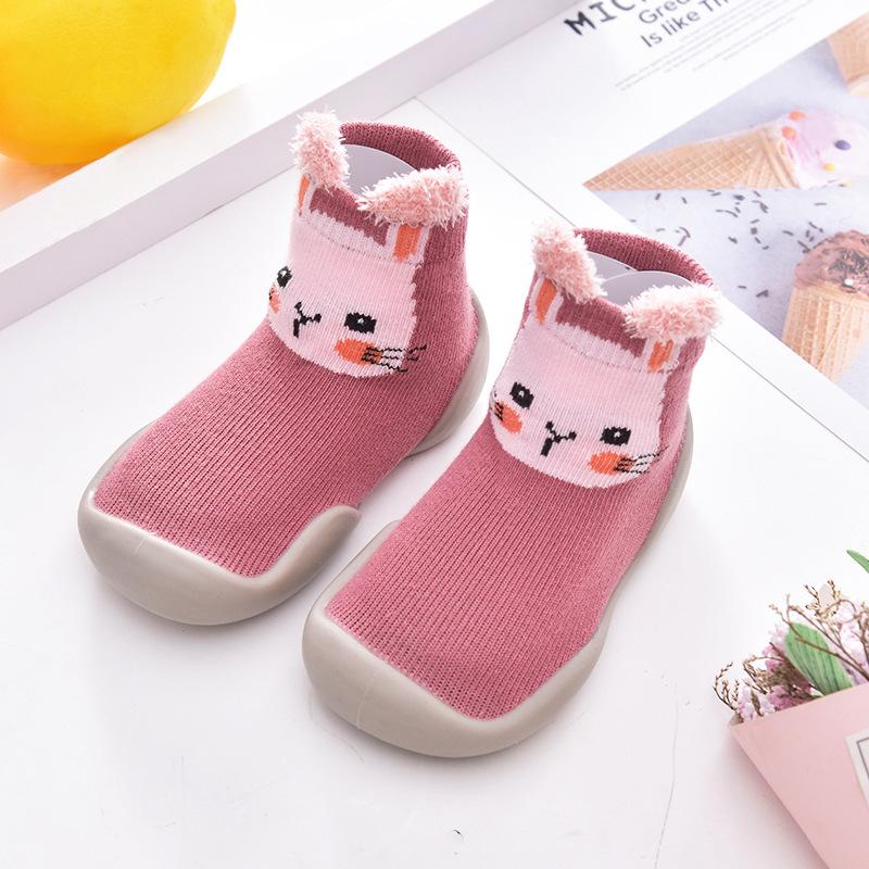 Soft Bottom Toddler Shoes - Cute Animal Pattern, Anti-Slip Socks for Boys & Girls