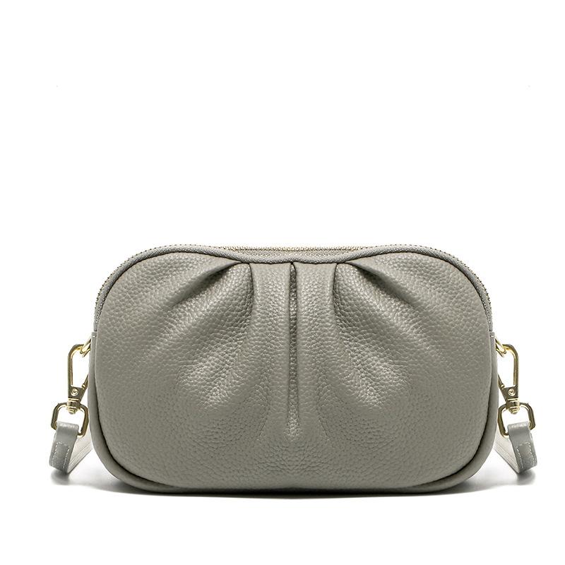 Genuine Leather Women's Bag High-end Mobile Phone Bag Top-layer Cowhide Coin Purse Single-shoulder Bag