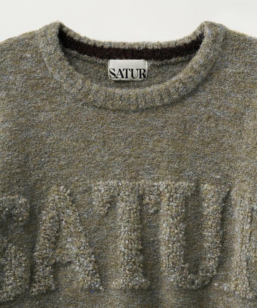 Seteo (W) Fleece Crew Neck Knit Khaki