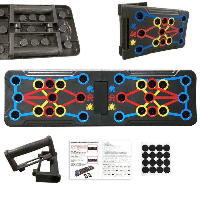Multifunctional Push-up & Abdominal Trainer Folding Fitness Board