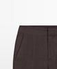 Masimodutti 100% Linen Kick Bell-Bottom Pants
