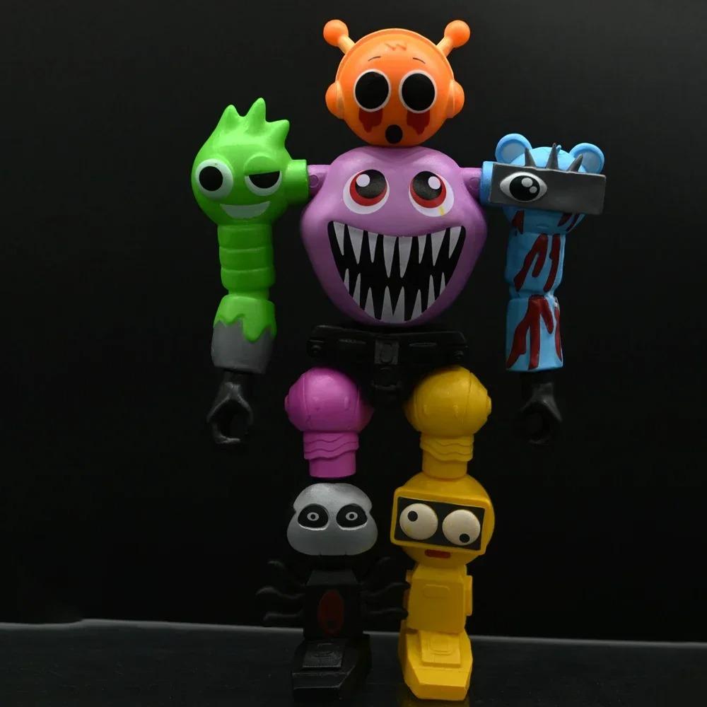 NEW 17cm Game Sprunki Assemble Robot Action Figures Model Desktop Ornaments Decoration Dolls Kids Toys Christmas Party Gifts