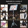 Irin Music Stand Collapsible Sheet Music Score Tripod Stand Holder Macaron Colors With Music Clip Musical Instrument Accessories