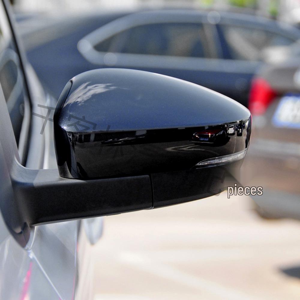 Gloss Black Rearview Mirror Cover for Volkswagen POLO MK5 (6R/6C)