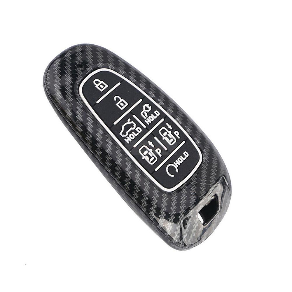 Carbon Fiber Key Cover Cover For Tucson Key Cover Carbon Fiber Key Case Easy Installation OEM Number 28023-5AA0A