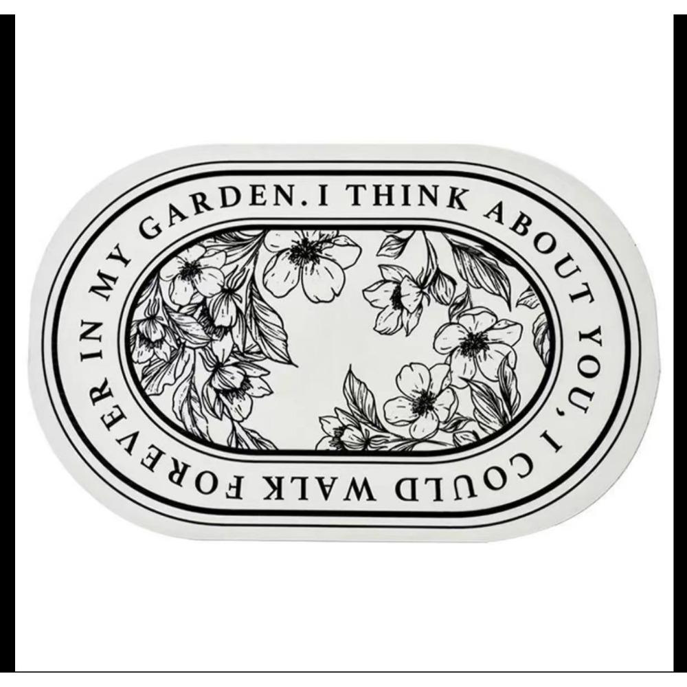 

Мягкий диатомовый коврик для ванной комнаты, впитывающий грязь, нескользящий коврик для ног, коврик для двери ванной комнаты 40 * 60cm