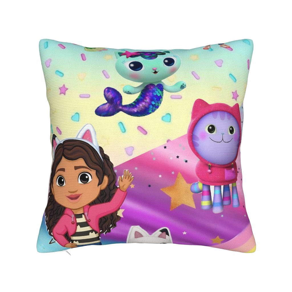 Decorative Pillow Covers G-Gabbys Girl Dollhouse Merch Living Room  Throw Pillow Case Cover Square Multi Size