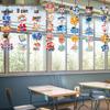 2026 School Graduation Season Classroom Decorations: Motivational Charms & Hanging Flags for Kindergarten & Secondary Students