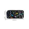 Rainbow Musical Notes Print Single Layered Pencil Case for Boy/Girls Best Gift Cartoon School Supplies Pencil Pouch for Children
