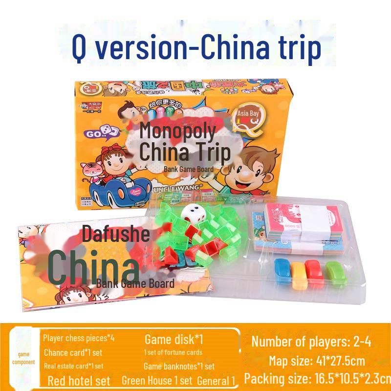 

Монополия Q издание: Тур по Китаю — классическая настольная игра для всех возрастов