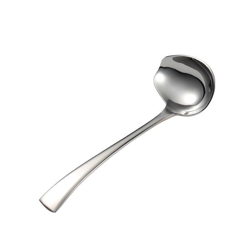 304 Stainless Steel Duck Beak Spoon Mirror Polished Special-shaped Soup Shell Sauce Crooked Beak Sauce Spoon Hotel Supplies KAYA