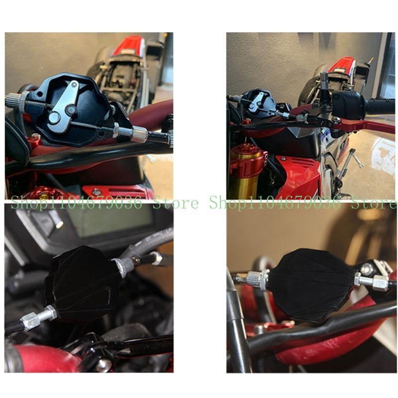 652F Universal Motorcycle ATV Stunt Clutch Easy Pull Cable Line Aluminum Alloy Clutch Economizer System Labor-Saving 2-Wire