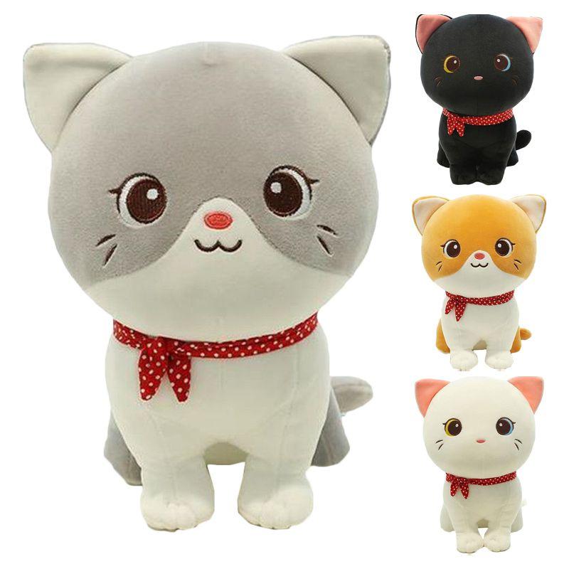 Soft Cat Cute Plush Toys Stuffed Pause Pillow Home Decor Gift Doll For Kids Girl